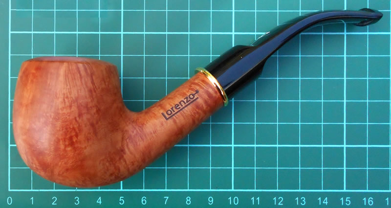 Lorenzo VIP Natural Superior Grain Smoking pipe